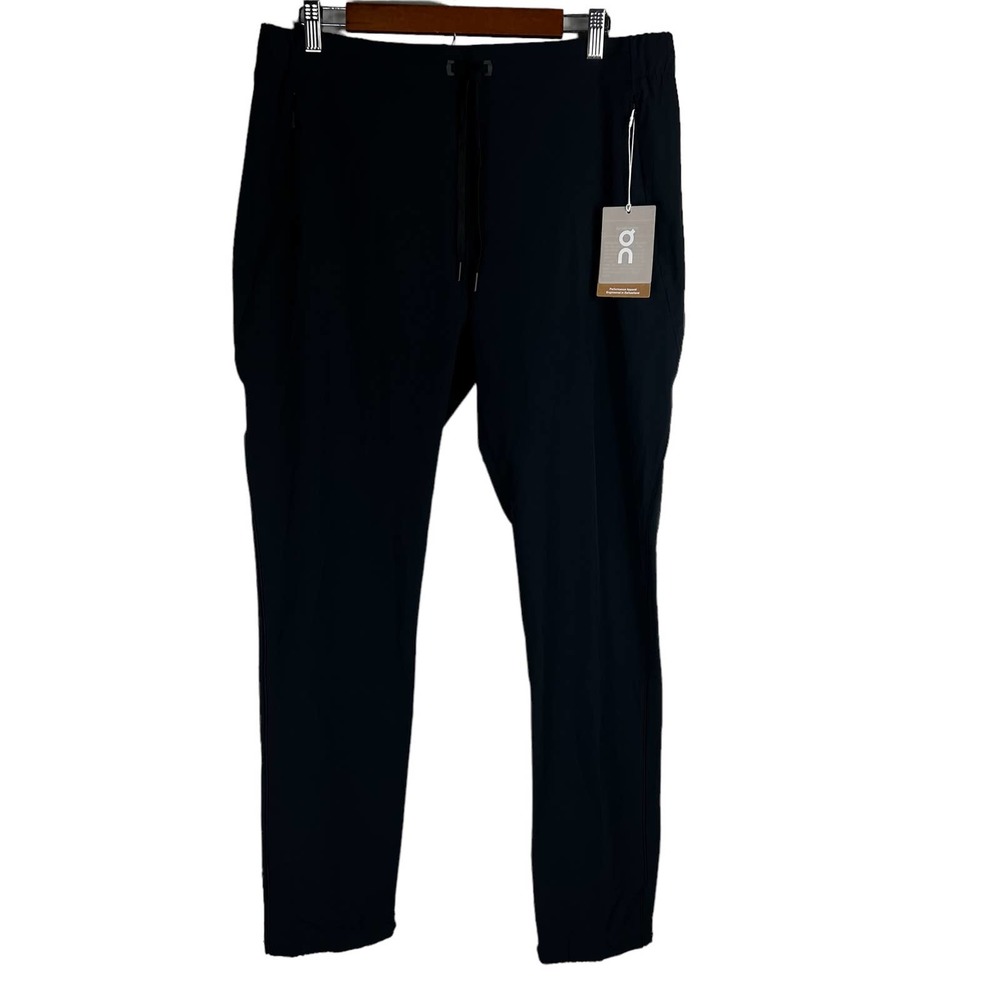 ON RUN ON CLOUDS PERFORMANCE TIE WAIST PANTS IN BLACK NWT WOMEN'S SIZE XL